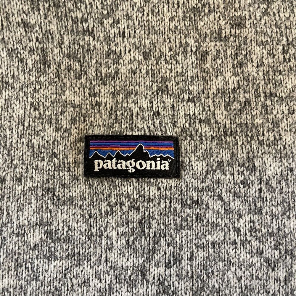 Patagonia Quarter Zip‎ Better Sweater Gray Woman's Size - Picture 4 of 11